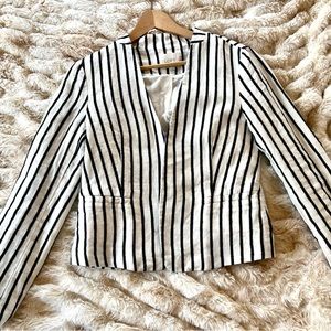 Ann Taylor Loft striped blazer